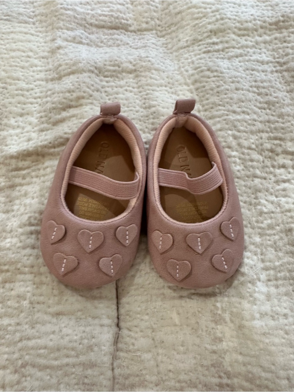 Baby Girls Pink Heart Mary Jane Shoes